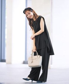 Tiaclasse 【洗える】カットツイルセットアップ（2点セット）