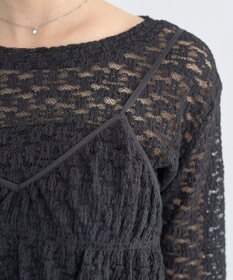 earth music&ecology SET2点カットレースプルオーバー＋ビスチェ