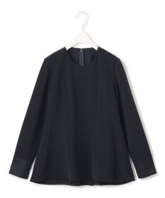 ICB L 【洗える】ミリオーネダンボールニット ペプラムブラウス