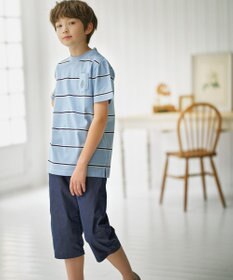 J.PRESS KIDS 【140-170㎝】マルチボーダー 半袖Ｔシャツ