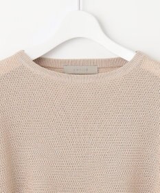 UNFILO 【洗える】リネンリンクスメッシュ　プルオーバー