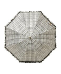 MOONBAT 【晴雨兼用日傘】LANVIN en Bleu (ランバン オン ブルー) 長傘 ドビーフリル 遮光 遮熱 UV