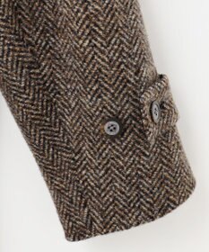 JOSEPH ABBOUD 【キングサイズ・軽量/シェットランドツィード/インポート素材】 シェットランドツィード ダッフルコート