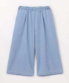 ANY KIDS シャンブレー ガウチョパンツ