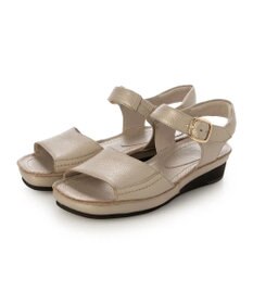 ing <ing>【WEB限定】【サスティナブル】ウエッジヒールレザーサンダル