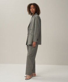 ATON WOOL LINEN SHARKSKIN | ダブルジャケット
