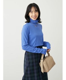 Green Parks カットリブタートルネックプルオーバー
