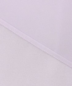 23区 【洗える】バックサテンアムンゼン 袖フリル キーネック ブラウス