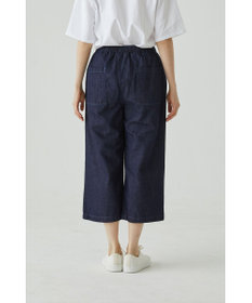 caqu FS linen cropped wide pants クロップド丈 リネンワイドイージーパンツ
