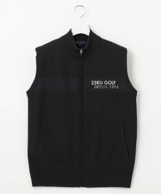 23区GOLF 【MEN】【ウォッシャブル】ジップアップ ニットベスト