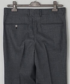 GOTAIRIKU ロングセラー【洗える/折り目加工/シワになりにくい/ウエストアジャスター】ウォッシャブル サマーウール100％パンツ_限定色(1タック)23年モデル