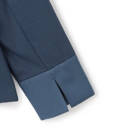 ICB L 【裏起毛】 ウォームサテン カーディガンブラウス