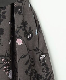 自由区 S 【WEB&一部店舗限定】ハーバルフロープリント8分袖 ワンピース