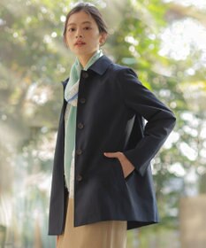 J.PRESS LADIES ドライストレッチ ショート ステンカラー コート