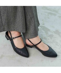 Riz raffinee バックストラップパンプス