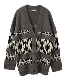 CRAFT STANDARD BOUTIQUE オルテガ柄ニットカーディガン