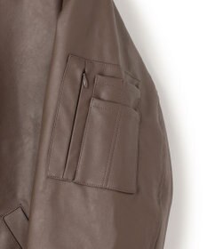 J.PRESS YORK STREET 【UNISEX】エコレザーMA-1