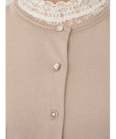 earth music&ecology いろいろ釦クルーネックカーディガン