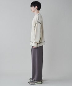 WEGO トロミ　ベルト付きワイドスラックス