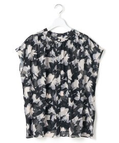 23区 【洗える】Ratti シャドーフラワー プリント ブラウス