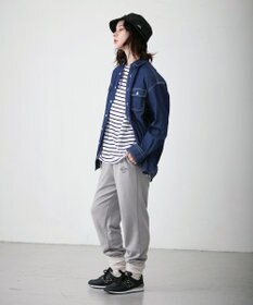 J.PRESS YORK STREET 【UNISEX】ワンポイント裏毛スウェット