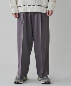 WEGO トロミ　ベルト付きワイドスラックス