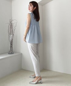 UNFILO 【WEB限定】シアーシャーリングブラウス