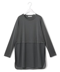 ICB L 【洗える】シアージャージーコンビ カットソー