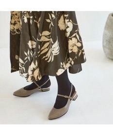 Riz raffinee バックストラップパンプス