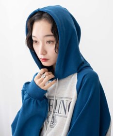 WEGO ラグランショートパーカー