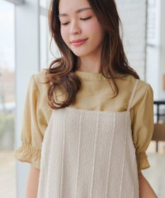 Tiaclasse 【洗える】ストレッチレースキャミワンピース