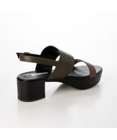 MODE ET JACOMO <MODE ET JACOMO>厚底ダブルベルトサンダル