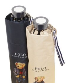 MOONBAT 【遮熱・遮光】POLO RALPH LAUREN(ポロ ラルフローレン)CORE DENIM BEAR ポロベア 晴雨兼用 雨傘  折りたたみ傘