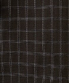 earth music&ecology フリルチェックブラウス