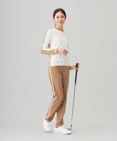 23区GOLF 【WOMEN】【ストレッチ】きれいめストレートパンツ すっきりシルエットでズレにくい