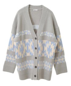 CRAFT STANDARD BOUTIQUE オルテガ柄ニットカーディガン