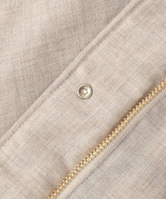 自由区 【ファー取り外し可】ライトウールダウン