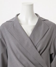 23区 L 【エステータ】ウールシルクギャバジン テーラードブラウス