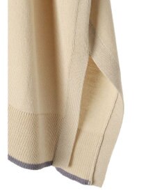 Green Parks 推しニット　裾ラインポンチョ型チュニック