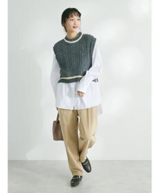 CRAFT STANDARD BOUTIQUE ２ＷＡＹケーブルニットベスト