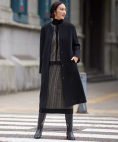 自由区 L 【洗える】ベアテレコボトルネック カットソー