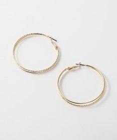 Phoebe ダブルラインフープピアス