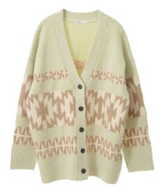 CRAFT STANDARD BOUTIQUE オルテガ柄ニットカーディガン