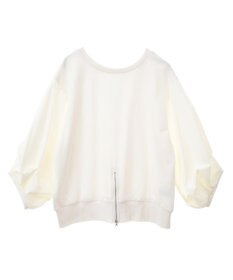 Green Parks ２ＷＡＹ７分袖タック裾ＺＩＰプルオーバー