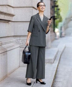 UNFILO L TENNEN TOUCH ワイドストレートパンツ