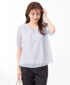 ANY SIS 【吸水速乾・UVケア・接触冷感】コンフォートジャージー ブラウス