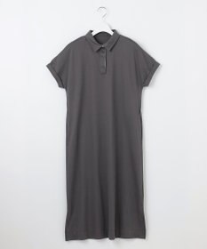J.PRESS LADIES L 【WEB限定カラーあり・洗える】コンパクトコットンスムース ポロワンピース