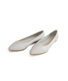 Pointer 本革編み込みパンプス