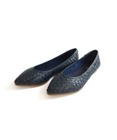 Pointer 本革編み込みパンプス