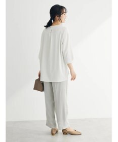 Green Parks バー付き７分袖ブラウソー